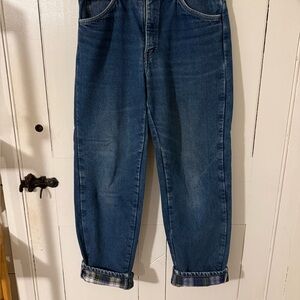 Dickies Vintage Men's Relaxed Fit Flannel Lined Denim Jeans